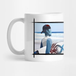 Surfer!Thrawn black brushed frame v4 Mug